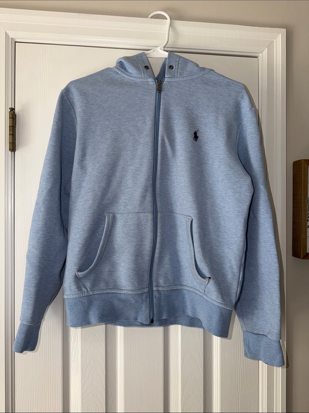 Men’s Polo by Ralph Lauren Light Blue Full-Zip Hoodie